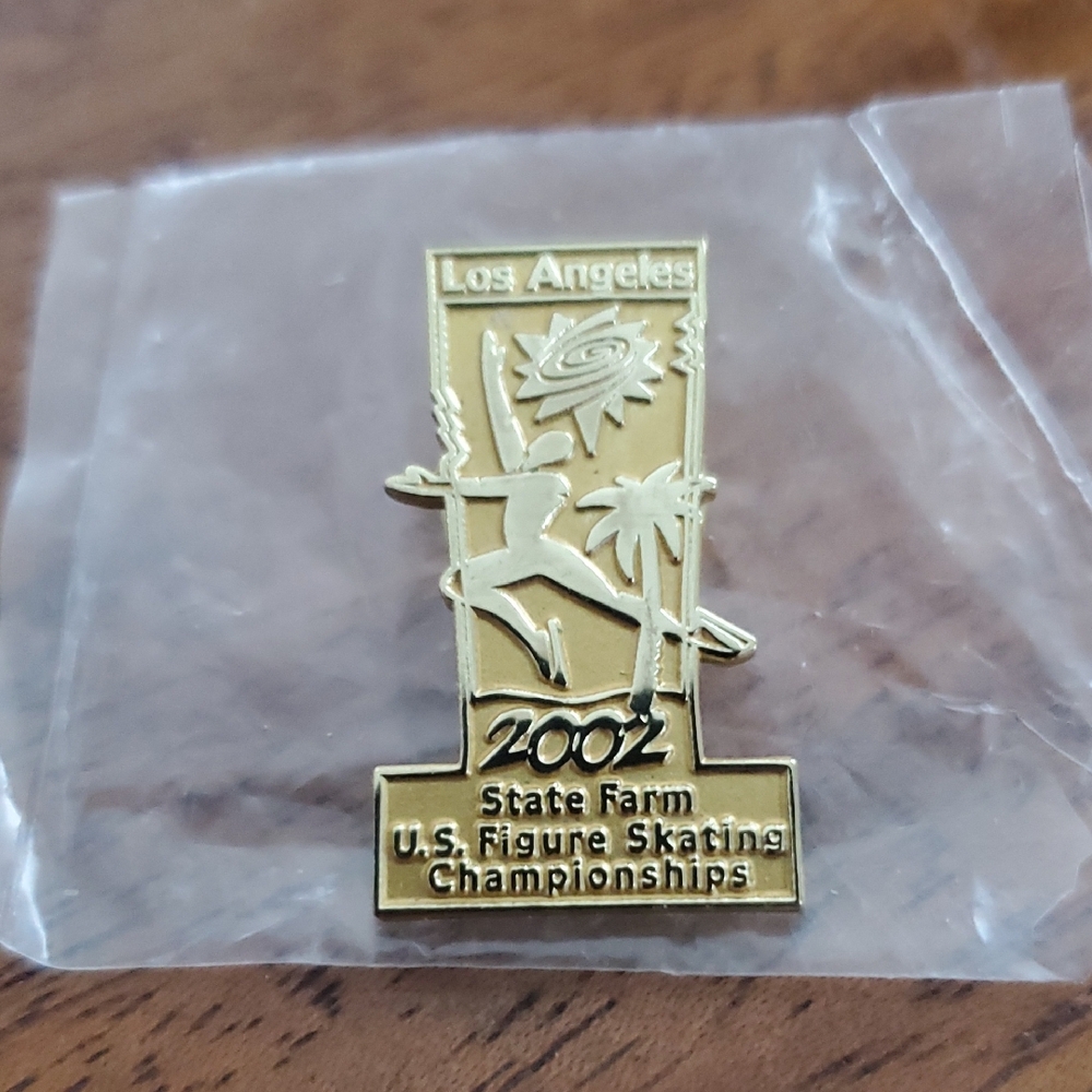 2002 State Farm U.S. Figure Skating Championships Pin in LA.